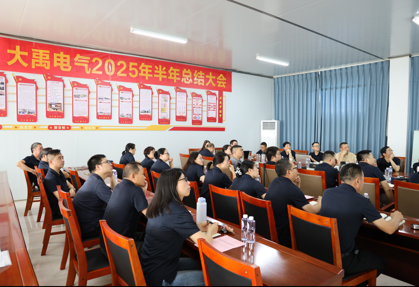 凝心聚力啟新程 砥礪奮進譜新篇——大禹公司2025年半年工作總結會圓滿召開